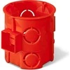 Elektro Plast Nasielsk 0285-00 Įleidžiamoji dėžutė 60 mm tamsiai raudonas jungtis PK-60 0285-00/60 vnt./