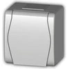 Elektro Plast Nasielsk Elektro-Plast Hermes2 Single- Z / U 16A IP44 are baltu atvartu (1021-0)