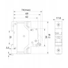 Elektro Plast 87.101 jungiklio skyriklis DL 1P 63A FR/63A/1P