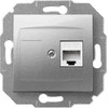 Elektro Plast Nasielsk Elektro-Plast Carla RJ45 kompiuterio lizdas katė 5E sidabro (1748 -16)