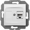 Elektro Plast Nasielsk Elektro-Plast Carla RJ45 kompiuterio lizdas katė 5E balta (1748 -10)