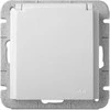 Elektro Plast Nasielsk 1436-10 Sentia Lizdas atsparus purslams su/u IP44 su su langinėmis balta 1436-10