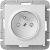 Elektro Plast Nasielsk 1434-10 Sentia Lizdas vienvietis su/u 16A su su langinėmis balta 1434-10
