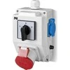 Elektro-Plast Maitinimo rinkinys RS-Z kumštelio jungiklis L-0-P 3P+N+Z 16A, 2x2P+Z 230V pilka 6273-20