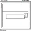 SKIRSTIKLIS PO TINKU 12-MODULINIS MSF-1X12/PT/W/EPN Elektro-Plast