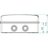 Elektro Plast Nasielsk Elektro-Plast Modulinė perjungimo pavara 1 x 9 cokolis IP40 EP- LUX PLUS RN (1981- 01)