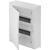 Elektro Plast Nasielsk 2505-00 Modulinis skirstomasis skydas 2x12 n/t ECONOMIC BOX RN 2/24 durys baltas (N+PE) IP40 2505-00