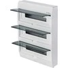 Elektro Plast Nasielsk 2408-01 Elegantiškas 3x18 paviršinis IP40 3/54 N+PE modulinis skirstomasis įrenginys 2408-01