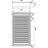 Elektro Plast 9.724 Modulinis skirstomasis skydas 7x24, įleidžiamas, IP54 DARP-168, aliuminio durys, baltas 9.724