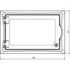 Elektro Plast Nasielsk Modulinis skydas, potinkinis, 12 mod. PE+N, IP40