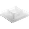 Elektro-Plast Pagrindėlis 19x19mm baltas PMS-19-19-100 100 vnt. (25.290)