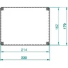 Elektro Plast Nasielsk Elektro-Plast Pramonės encaser n / t 220 x 170 x 107 IP65 pilka (2717- 00)