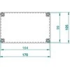 HERMETIŠKAS KORPUSAS INDUSTRIAL/170X105/EPN IP65 Elektro-Plast