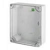 Elektro-Plast pramoninė hermetiška dėžutė 313x253x115mm IP65 pilka, skaidrus dangtelis 2723-01