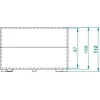 Elektro Plast Nasielsk 2708-00 PRAMONINĖ Hermetiška dėžutė n/t 170x105x112 IP65 rutuliukas 2708-00