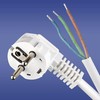 Elektro-Plast Jungiamasis kabelis su baltu kampu 3 x 1,5mm 1,5m (51.931)