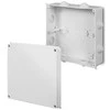 ATSIŠAKOJIMO DĖŽUTĖ SU RIEBOKŠLIAIS LUX-196X196/EPN IP55 Elektro-Plast