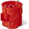 Elektro Plast Nasielsk 0285-01 Įleidžiamoji dėžutė 60 mm gili su varžtais, plytų raudonumo PK-60 PRO 0285-01 /60 vnt./