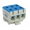 Elektro Plast 48.350 3 polių paskirstymo-šakos blokas AL/CU 3x50mm2 mėlynas plokščias montavimas ir TH bėgis WLZ35/3x50/n 48.350