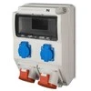 Elektro Plast Nasielsk Elektro-Plast 9 moduliai 5P / 32A 5P / 16A 2x2P + Z RS-9 (6222-0)