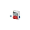 Elektro-Plast Statybos skirstomoji dėžutė RS-10 10 mod. 2x2P+Z, 2x16A/5P, IP54 be apsaugų 6226-00