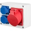 Elektro Plast Nasielsk Elektro-Plast RS 2x2P + Z 3P + N + Z / 16A n / t neapsaugotas IP44 pilkas (6204- 0)