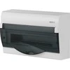 Elektro Plast Nasielsk 2354-01 Modulinis skirstomasis skydas 1x14+2 paviršinis Žalias BOX RN 1/14+2 skaidrios dūmų durys N+PE IP40 2354-01