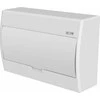 Elektro Plast Nasielsk 2402-00 Modulinis skirstomasis skydas Elegantiškas 1x8 paviršinis IP40 N+PE baltos durys 2402-00