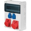Elektro Plast Nasielsk 6210-00 RS-12 statybos skirstomieji įrenginiai 12 mod. 2x2P+Z, 16A/5P, 32A/5P, IP44 be apsaugos 6210-00