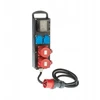 Elektro-Plast Pramoninis skirstytuvas RS-P gumuotas 2x2P+Į, 2x32A 5P, su OnPd laidu ir 32A 5P kištuku su RCD apsauga 7012-10