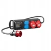 Elektro-Plast Pramoninis skirstytuvas RS-P gumuotas 2x2P+Į, 2x32A 5P, su OnPd laidu ir 32A 5P kištuku su RCD apsauga 7012-10