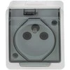 Trivietis kištukinis lizdas ELEKTRO-PLAST HERMES2, IP44