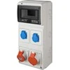 Elektro Plast Nasielsk 6243-00 Statybinė skirstomoji įranga RS-8 8-mod. 2x2P+Z, 16A/5P, 32A/5P, IP44 be apsaugos 6243-00