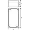 Elektro-Plast STRONG Hermetikos dėžutė n / t 158x82x55mm IP67 PHP -58 pilka (62.58)