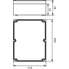 Elektro-Plast STRONG Hermetikos dėžutė n / t 224x175x81mm IP67 PHP -90 pilka (62.90)