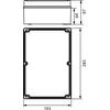 Elektro-Plast STRONG Hermetikos dėžutė n / t 283x193x97mm IP67 PHP- 95 pilka (62.95)