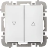 Elektro Plast Nasielsk 3816-10 Vestra Blind jungiklis be rėmo, įleidžiamas į žemę IP20 baltas 3816-10