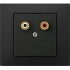 Elektro Plast Nasielsk 3857-19 Vestra Lizdas vienas garsiakalbis be rėmo IP20 jodas 3857-19