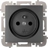 Elektro Plast Nasielsk 3833-19 Vestra Socket 2P+Z be rėmo, įleidžiamas į žemę IP20 juodas 3833-19