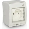 Elektro-Plast Vieno paviršiaus montuojamas lizdas GPN IP55 AQUA55 55.19