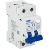 Elektro-Plast Diferencijos srovės jungiklis su viršsrovės elementu RCBO/20A/2P B20A 30mA 2-polių (1P+N) AC tipo 87.903