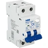 Elektro-Plast Diferencinis automatinis jungiklis su viršsrovės elementu RCBO/25A/2P B25A 30mA 2-polių (1P+N) AC tipo 87.904