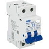 Elektro-Plast Automatinis diferencinės srovės jungiklis su viršsroviu RCBO/10A/2P B10A 30mA 2-polių (1P+N) tipas AC 87.901