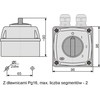 Elektromet cam jungtis 0-1-2-3 3P 16A IP44 būsto Arc E16-63 (951662)
