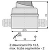 Elektromet Camm link 0-1 3P 12A IP65 Arc E12- 13 būsto (921213)