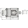 Elektromet Fiksuotasis kištukas COMBI 32A 400V IP44 (922045)