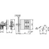 Elektromet kameros jungtis 0-1-2-3 3P 12A IP65 su plokštelE E12- 62 (921262)