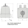 Elektromet L-0-P 3P 25A kameros jungtis IP65 korpuse 25- 43 (922530)
