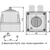 Elektromet L-0-P 3P 3A IP44 Arc E16-43 būste (951642)