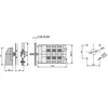 Elektromet L-0-P 3P 63A IP65 su LK 63-42 plokštelė (926342)